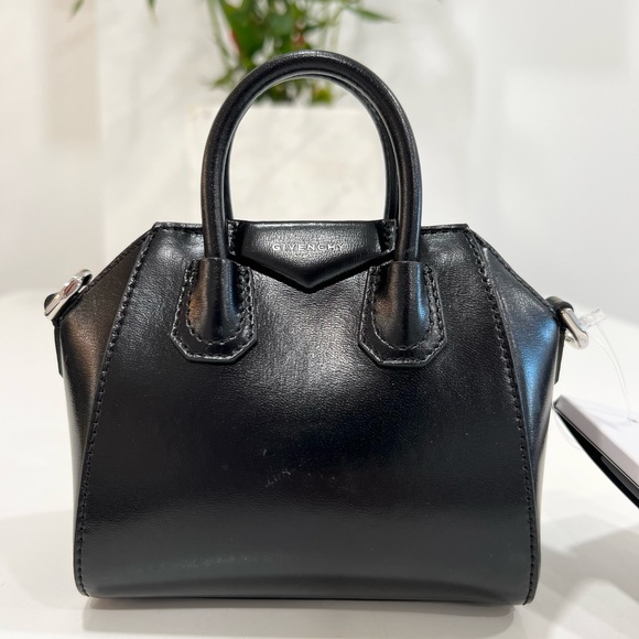 Givenchy Micro Black Antigona Leather Tote - Picture 1 of 13